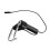 4X Microphone de Violon Piézo Portable CV-19 avec Support de Prise Externe pour Ukulélé 5