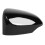 Black ABS Left Rearview Mirror Cover Cap for Turn Signal Models, Durable 14