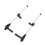 RV Caravan Window Support Struts 335mm Aluminum Adjustable Rod for Camper 13
