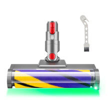 LED-Softwalzen-Reinigungskopf für V10 Slim/V12 Slim Akku-Staubsauger mit Grüner LED-Beleuchtung