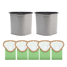 Staubsaugerbeutel für ProTeam Super Pro 6/ProVac FS 6/GoFit 6/GoFit 6 /GoFree Flex Pro II Rucksackstaubsauger, 7-Teiliges Set