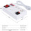 2X E27 B22 E14 Lamp Bulb Tester, LED Light Voltage Power Quick Test Box, Fast Testing with Power Display EU PLUG 10