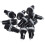 40Pcs 10A AC 250V 5mm X 20mm Panel Mounted Plastic Fuse Holder Socket 2