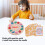 Wooden Shape Color Sorting Clock Teaching Time Activity Set for Kids 4