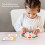 Wooden Shape Color Sorting Clock Teaching Time Activity Set for Kids 8