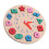 Wooden Shape Color Sorting Clock Teaching Time Activity Set for Kids 10