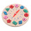 Wooden Shape Color Sorting Clock Teaching Time Activity Set for Kids 15