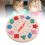 Wooden Shape Color Sorting Clock Teaching Time Activity Set for Kids 16