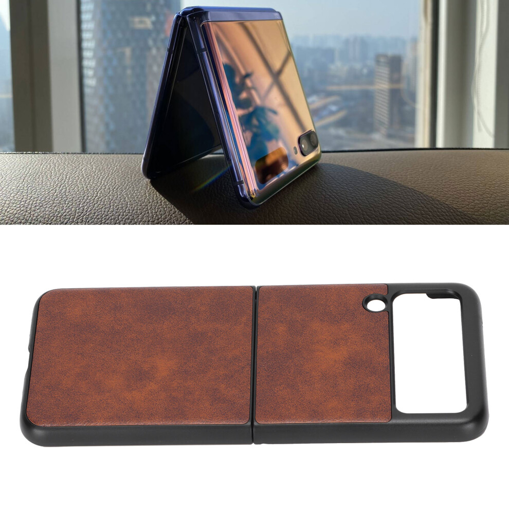 Samsung Galaxy Z Flip 3 Leather Cover - Premium Real Leather Fold Protection 5031391445441