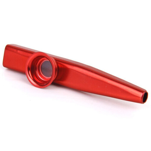 10X Aluminiumlegierung Kazoo mit Membran Rot 2