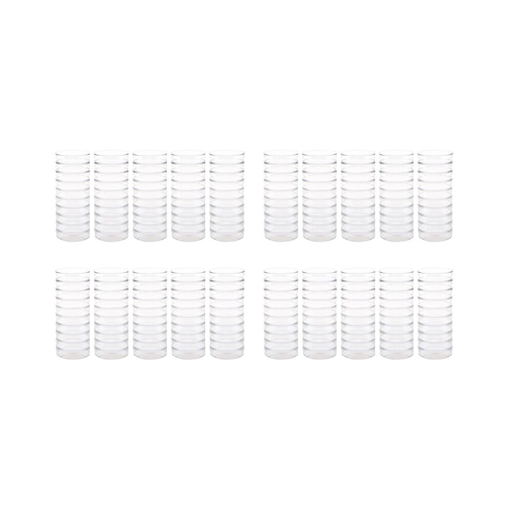 200Pcs Sterile Petri Dishes W/Lids For Lab Plate Bacterial Yeast 55Mm X 15Mm 6032212979205