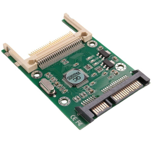 3X Compact Flash CF Till Serial ATA  Adapter Converter 1