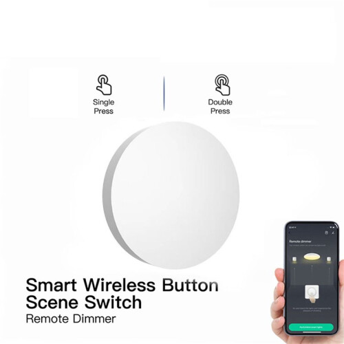 2X Tuya ZigBee Devices Button Scene  Intelligent Linkage   Battery Powered Work with  Life 2