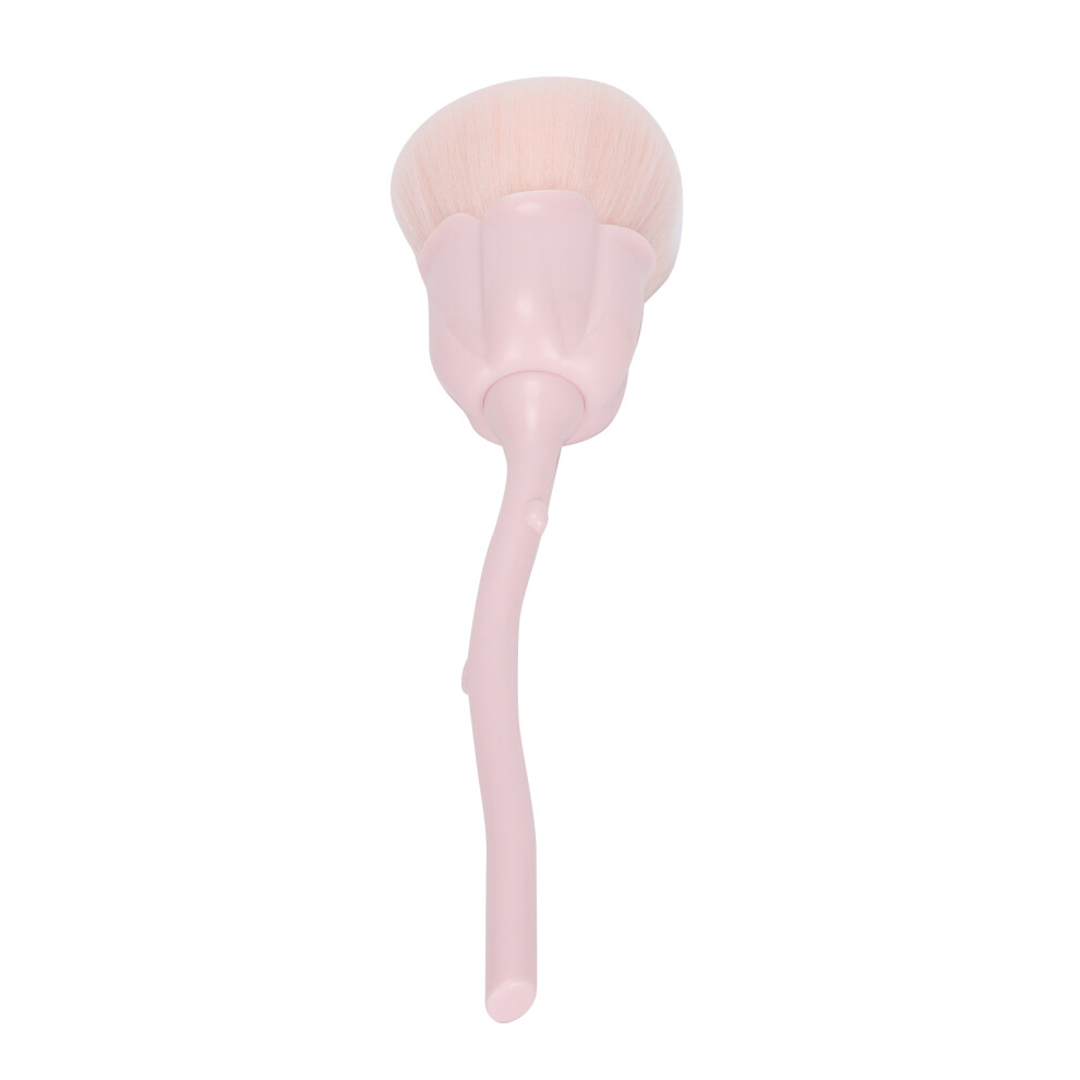 Nail Dust Brush Rose Shape, 19x5cm Soft Nylon Powder Brush