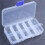 12Pcs 10-Slot Portable Plastic Resistors Electronic Component Case Box 5