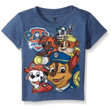 Paw Patrol Baby Jongens Groep Korte Mouwen T-Shirt Film en TV Fan T-Shirts, Marineblauw, 4T US