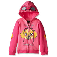 Paw Patrol Mädchen Skye Hoodie, Hellpink/Grau, 3T