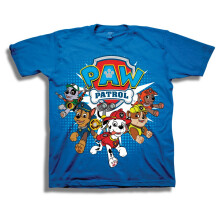 Paw Patrol Drengegruppe Kortærmet T-Shirt Maternity Bluse, Royal, 4T US