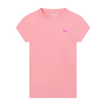 Camiseta PUMA para chicas Core Logo, Rosa Pálido, Pequeña US