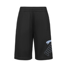 PUMA Drenge Essential Sports Shorts, Logo & Trykte Designs, Elastisk Talje, Sort, 6