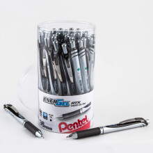Pentel EnerGel RTX Vullende Gelpen Met Inkt, Zwarte Inkt, 36Pk (BL77PC36A)