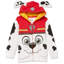 Paw Patrol Drengebørns Karakter Kostume Hoodie Sweatshirt, Marshall Hvid, 18 Måneder