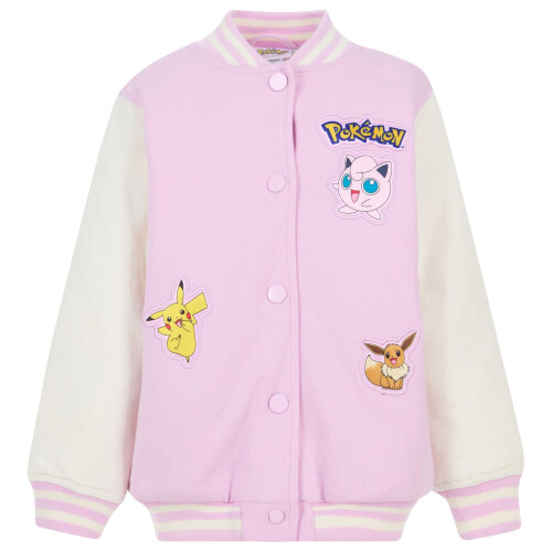 Pokémon Pokemon Pikachu Jigglypuff Mädchen Bomberjacke Pink 14-16