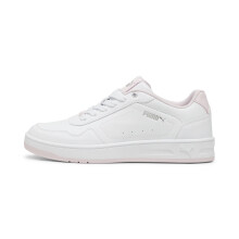 Sneaker PUMA Donna Court Classy, Bianco Puma Argento, 37