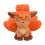 Pokémon Pokemon Center: Sitting Cuties: Vulpix Plush # 37 - Generation 1-6 cm 1