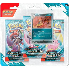 Cartes à collectionner Pokemon TCG Scarlet & Violet Trois Packs Booster Blister (Carte Promo Scrafty)