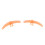 Silicone Reusable Eyelash Separator Tool for Lash Extensions - Orange 16