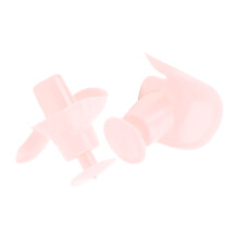 Pink Waterproof Earplugs Silicone Spiral