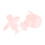 Pink Waterproof Earplugs Silicone Spiral 1
