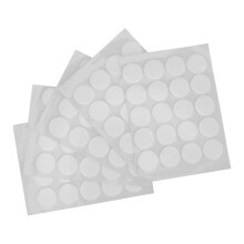 200Pcs White Foam Candle Wick Stickers, 20mm Heat-Resistant Double Sided Tape