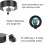 Projection Lamp 180 Rotatable LED Light for Bedroom, 26.5cm 12