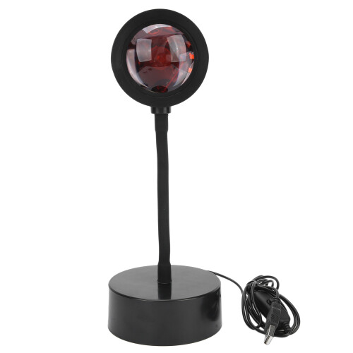 Projection Lamp 180 Rotation LED Light, ABS, 26.5cm, USB 1