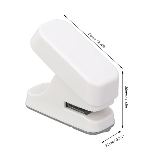 Compact Single Hole Mushroom Punch Disc Ring Cutter T Type for Scrapbooking 1mm 1