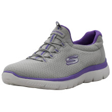 Skechers Sport Damen Sneaker Summits, Grau/Lila, 8.5 M