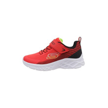 Skechers Barn Sneakers Microspec II-Zovrix, Röd/Svart, 4.5, Stora Barn