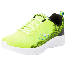 Skechers Drenge Microspec Ii Sneakers, Gul/Sort, 10.5 Lille Barn
