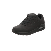 Skechers Mænds Uno-Stand on Air Sneakers, Sort/Sort, 7 Bred