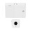 Smart Biometric Drawer Lock White 0.5 Seconds Fast Unlock Embedded Security 3