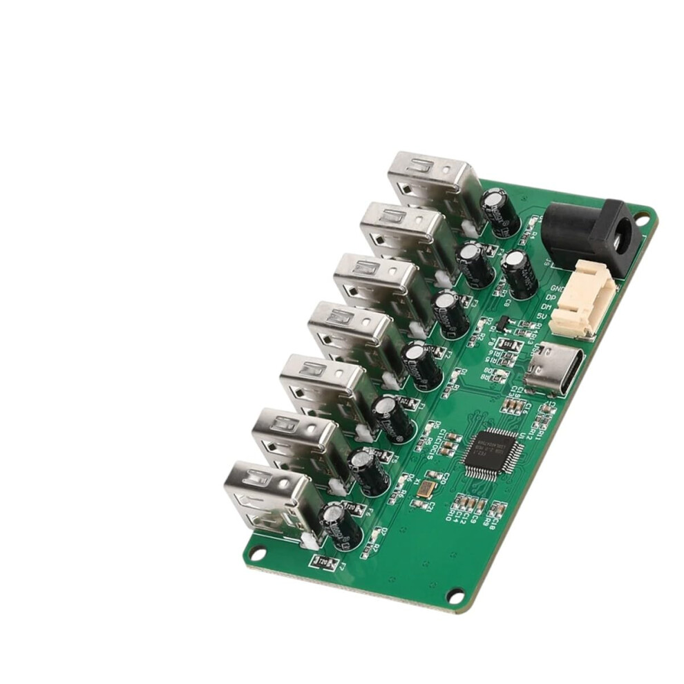7 Port Usb 2.0 Hub Module, Dc 5V Typec Splitter With Speed Data Transfer And Led Indicator 9330225103004