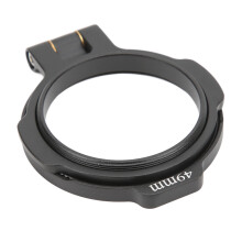 Robuste Aluminium-Objektivfilterhalter 49 mm Schnellwechsel & Adapterring
