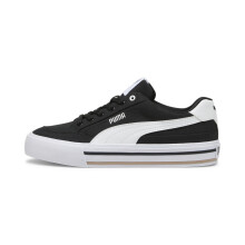 PUMA Heren Court Classic Vulc Sneakers, Zwart/Wit, 7.5