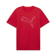 Camiseta Puma para Hombre Train All Day Essentials Large Cat, Red Heather SS25, Grande