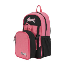 PUMA Combo de Mochila y Lunch Kit para Niños, Magic Rose Heather, Mediana