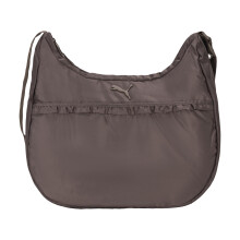 PUMA Eris Bandolera, Bolsa Elegante Diaria con Correa Ajustable y Bolsillos con Cremallera, Marrón