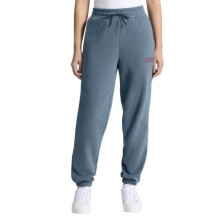 PUMA Pantalones Jogger de Forro Polar para Mujer con Bolsillos (US, Alpha, Pequeño, Regular, Azul)
