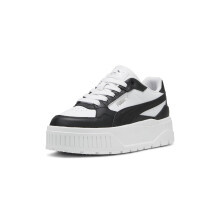 Puma Dames Karmen II Idol Sneaker, Puma Wit-Puma Zwart-Puma Zilver, 10